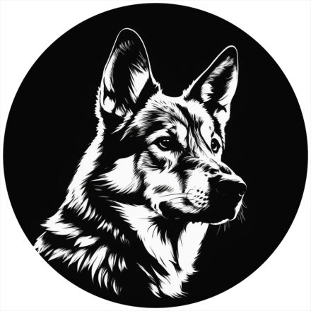 Wolfdog, fekete-fehér autómatrica