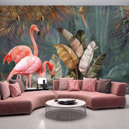 Gyönyörű flamingók, vlies poszter tapéta 