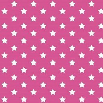 Rózsaszín csillagos mintás öntapadós tapéta