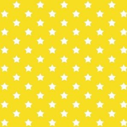 Sárga csillagos mintás öntapadós tapéta