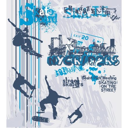 Skate boarding, poszter tapéta 225*250 cm