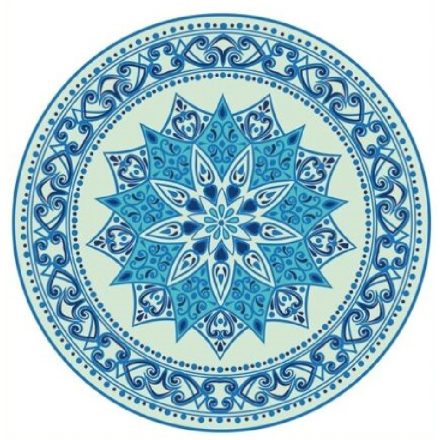 Mandala1, sztatikus ablakmatrica