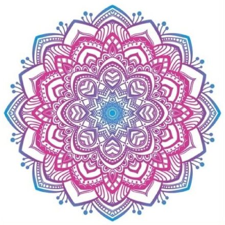 Mandala2, sztatikus ablakmatrica